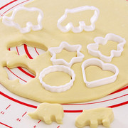 烘焙家用立体饼干模具卡通可爱动物磨具烤箱，做饼干的的饭团橡皮泥