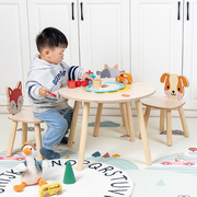 儿童写字桌椅套装宝宝，多功能过家家学习桌书桌小孩，幼儿园桌子玩具