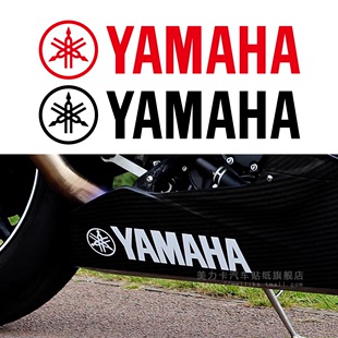 个性创意logo雅马哈yamaha字母电动车汽车贴纸，摩托车头盔防水贴花