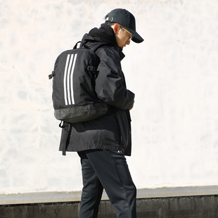 adidas阿迪达斯双肩包男女(包男女)户外运动包，休闲背包电脑包学生书包
