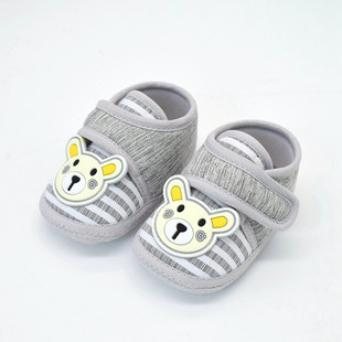 新生婴儿鞋秋季布鞋，3-6-8-12个月婴儿学步鞋软底，0-1岁男女宝宝鞋