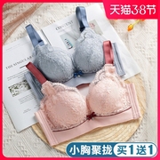 蒂罗丽丝内衣秋冬季女无钢圈，文胸小胸聚拢调整型收副乳上