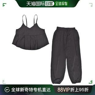 日本直邮NACHU＆DIARY 5way 女式弹力吊带背心宽裤上下套装