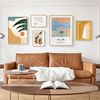现代简约客厅装饰画，北欧沙发背景墙创意，组合壁画莫奈轻奢抽象挂画