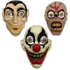 万圣节恐怖全脸面具弹簧眼小丑吸血鬼骷髅面具剧本杀惊悚吓人头套