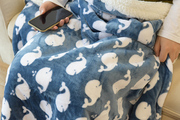 春夏季法兰绒双层小毛毯婴幼儿童卡通毯子办公室空调沙发盖腿披毯