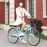 自行车女成人款免充气女式男女学生成年通勤车淑女上班单车复古热