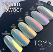 日本inity*toys美甲魔镜粉，幻彩镭射极光月光闪粉dreampowder镜面