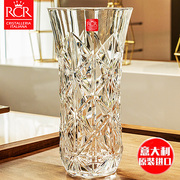 意大利rcr进口欧式水晶玻璃花瓶，鲜花现代客厅茶几，摆件插花瓶