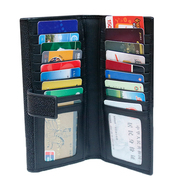 泰国珍珠鱼皮三折多功能，卡位包手拿钱包，男女通用钱包真皮钱夹皮包