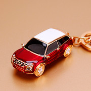 水钻路虎模型汽车钥匙扣男女网红精致包挂件钥匙链圈韩国创意