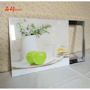 冰晶电表箱装饰画可推拉配电箱液压翻盖餐厅画客厅现代遮挡无框画