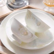 DIY散件景德镇陶瓷餐具骨瓷吃饭碗盘碟家用组合中式清新