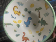 可爱家用卡通恐龙陶瓷餐具，创意米饭碗面碗菜盘饺子盘鱼盘网红餐盘