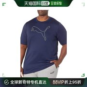 香港直邮潮奢 Puma 彪马 男士Big&Tall 比赛猫咪图案T恤