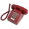 比特老式仿古电话机复古机械振铃声红色保密时尚创意座机古董坐机