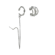 sumiyaki螺旋纹路耳线耳夹耳环一体式小众设计高级感耳饰女ins潮