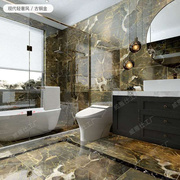 卫生间墙砖800x800厨房，客厅浴室地砖，金丝通体大理石防滑地板砖
