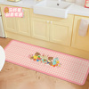 可爱糖果色厨房地垫吸水防滑可擦免洗脚垫家用门口长条地毯可定制