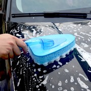 洗车海绵刷子带手柄汽车用，蜡拖不伤车漆，大号吸水海绵擦车清洁用品