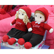 婚庆压床娃娃抱枕一对结婚情侣，娃娃毛绒玩具，公仔玩偶创意结婚