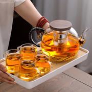 玻璃泡茶壶大容量单壶加厚电陶炉煮茶壶耐高温家用过滤花茶具套装