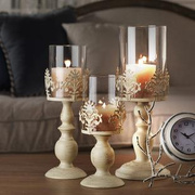 欧式创意铁艺烛台，金属工艺品婚庆蜡烛浪漫烛光，家居饰品摆件