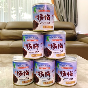 宁波奉化溪口特产 295g松欣糖水杨梅新鲜水果罐头 一箱12罐