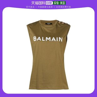香港直邮balmain棕色女士，t恤af1ed000bb02-ueg