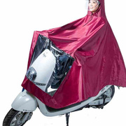 雨衣电动车自行车摩托车雨披加大加厚男女单人骑行防水遮脚双帽檐