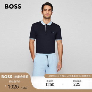 HUGO BOSS雨果博斯Golf story系列修身短袖POLO衫
