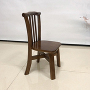 新中式实木小椅子儿童靠背椅，整装学习椅家用餐椅，换鞋矮凳原木板凳