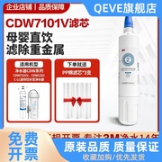 净水器CDW7101V主滤芯家用自来水过滤器直饮机配件耗材替换滤芯