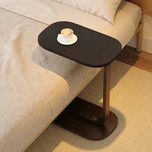 家用小桌子沙发边小几茶几，可移动现代简约卧室小户型床头桌置物架