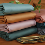 轻奢纯棉加厚120支埃及棉，床单单件简约全棉贡缎，纯色被单双人1