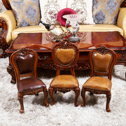 美式儿童椅客厅家具，欧式小椅子沙发凳带靠背矮凳，复古换鞋凳茶几凳