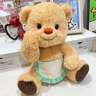 泰国黄油小熊玩偶泰迪熊公仔可爱抱睡毛绒玩具挂件娃娃送女友礼物