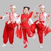 陕北民族风传统安塞腰鼓服秧歌队服打鼓演出服成人陕西男女表演服