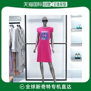 韩国直邮JESSI NEWYORK 粉红色 袖口 长款 T恤 连衣裙 MBM5NRTZ