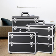 带锁多层收纳箱可叠加收纳盒有翻盖的三层，储物箱物品组合整理箱子