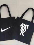 Nike 耐克 黑白手提包挎包帆布包单肩包斜挎包帆布包袋BG018-010A