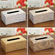 简约皮革纸巾盒客厅，家用抽纸盒欧式创意餐巾，纸盒纸抽盒车用纸巾盒