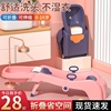 洗头发座椅婴儿防水多功能洗澡盆儿童洗头躺椅折叠调节长度洗发椅