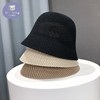 帽子女渔夫帽春夏季镂空薄款太阳帽遮阳水桶帽日系显脸小盆帽