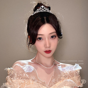 新娘结婚水钻发箍女2023高级感公主，头箍十八岁成年礼发饰
