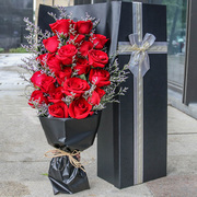 苏州红玫瑰花束礼盒吴中姑苏区园区相城区鲜花速递同城生日送花店