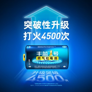 南孚丰蓝1号电池大号一号燃气灶电池天然气灶液化气灶热水器专用家用手电筒D干电池R20碳性1.5V南孚5号