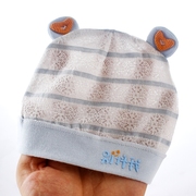 婴儿胎帽夏季薄款纯棉，婴幼儿四季通用宝宝无骨初生，满月新生儿帽子
