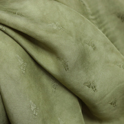 艺脏国风炒色旗袍斜纹，缎传统提汉服，染花手工服装设计真丝布料面料