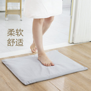 日式原生硅藻土吸水脚垫软硅藻泥，家用浴室卫生间防滑地垫